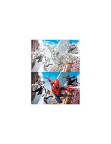 Puzzle para rascar prime 3d marvel multi universo 150 piezas