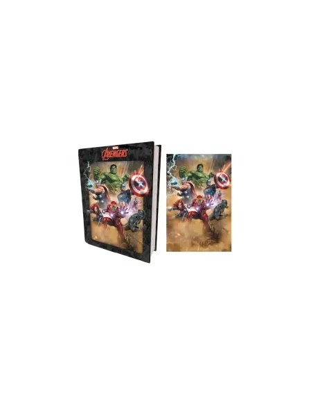 Puzzle libro lenticular prime 3d marvel vengadores originales