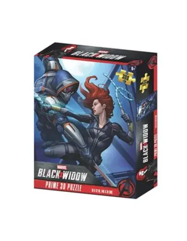 Puzzle lenticular prime 3d marvel black widow y taskmaster 200 piezas
