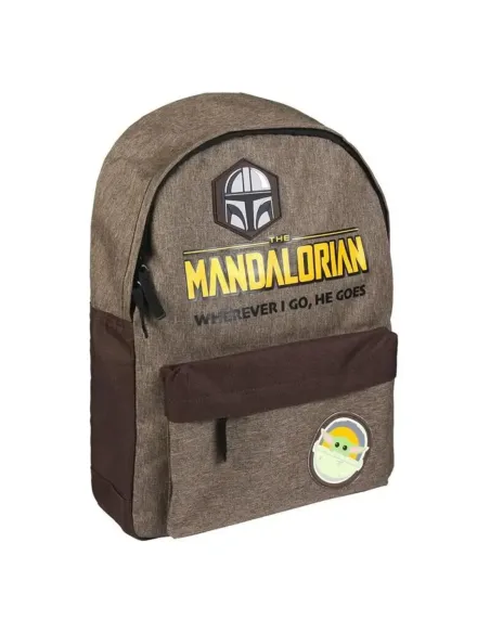 Mochila casual cerdá star wars the mandalorian wherever i go he goes