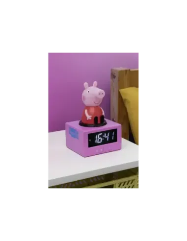 Reloj despertador paladone peppa pig con cable usb