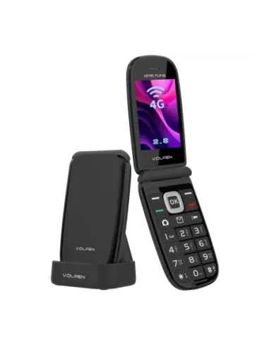 Telefono movil volfen astro flip 4g negro