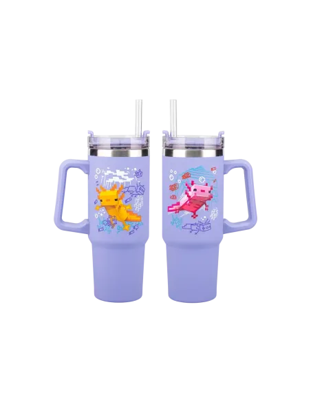 Vaso termo con pajita paladone minecraft