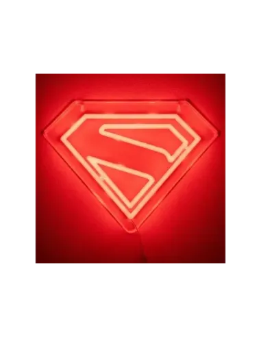 Luz de neón led para montaje en pared paladone superman