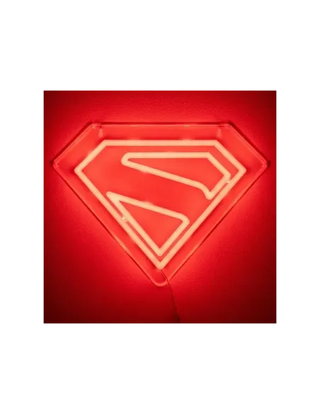 Luz de neón led para montaje en pared paladone superman