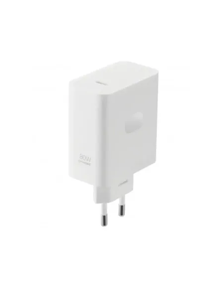 Cargador one plus supervoc 80w usb tipo c blanco