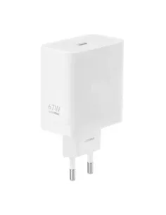 Cargador oppo supervooc 67w usb tipo a blanco + cable usb tipo c a usb tipo a