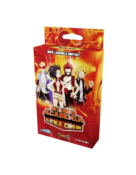 Juego de cartas my hero academia deck loadable content crimson rampage