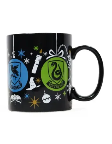 Taza half moon bay harry potter houses baubles 400ml