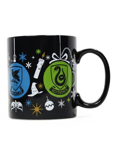 Taza half moon bay harry potter houses baubles 400ml