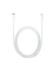 Cable lightning a usb tipo c apple 1m -  macho - macho -  blanco