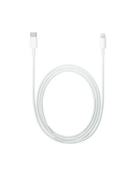 Cable lightning a usb tipo c apple 1m -  macho - macho -  blanco