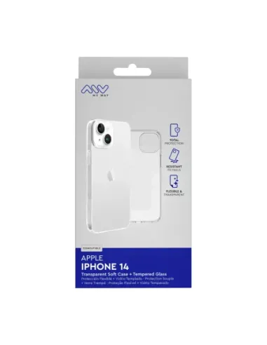 Carcasa myway para apple iphone 14 transparente