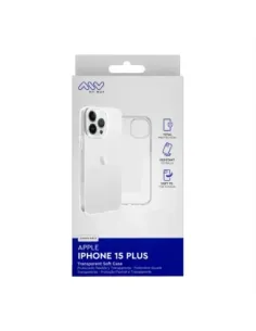 Carcasa myway para apple iphone 15 plus transparente