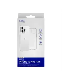 Carcasa myway para apple iphone 15 pro max transparente