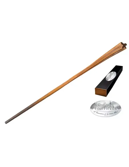 Replica the noble collection harry potter filius flitwick varita con caja y placa de identificacion