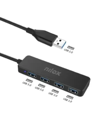 Hub nilox 4 x usb 3.0 salida usb 3.0