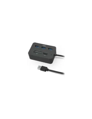 Hub USB 3.0 Nox Reader One/ 3xUSB/ 1x Lector de Tarjetas
