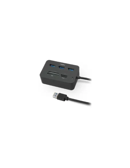 Hub USB 3.0 Nox Reader One/ 3xUSB/ 1x Lector de Tarjetas