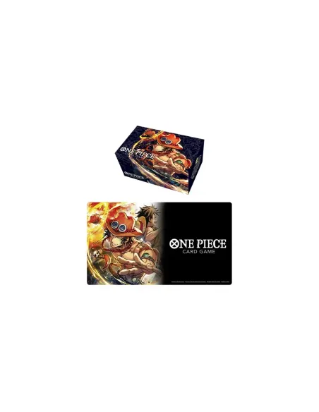 Tapete y caja de almacenamiento one piece portgas d ace
