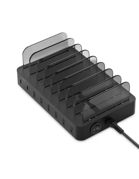 Estacion de carga conceptronic ozul02b pd 6 x usb tipo a - 2 x usb tipo c - 75w