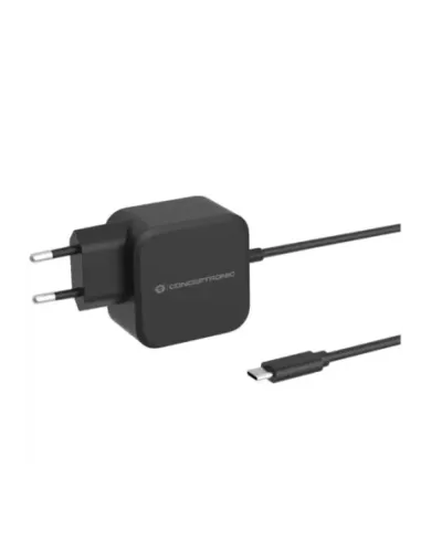 Cargador de pared usb tipo c conceptronic ozul04be 67w