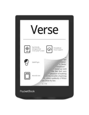 Libro electronico ebook pocketbook verse 6 pulgadas 8gb gris niebla - mist grey