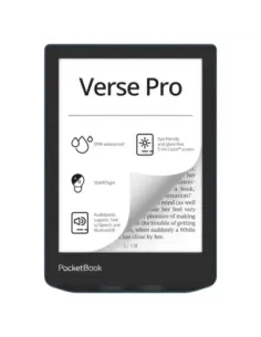 Libro electronico ebook pocketbook verse pro ereader 6 pulgadas 16 gb azul - azure