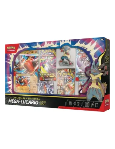 Pokemon tcg caja colección mega - lucario ex (eu)