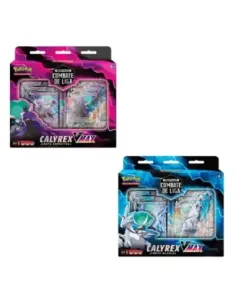 Juego de cartas pokemon tcg barajas de combate calyrex vmax 6 unidades inglés
