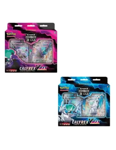 Juego de cartas pokemon tcg barajas de combate calyrex vmax 6 unidades inglés