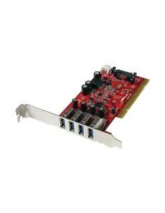 Tarjeta de puertos startech pciusb3s4 4x usb 3.0