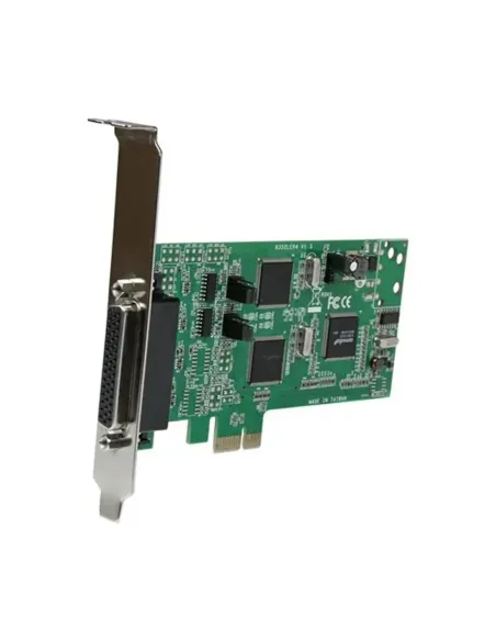 Tarjeta de puertos startech pci express pcie de 4 puertos serie serial combo rs232 y rs485 rs422