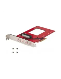 Tarjeta de puertos startech pex4sff8639u3 pcie 4.0 x4 adapter for 2.5 pulgadas u.3 nvme ssds