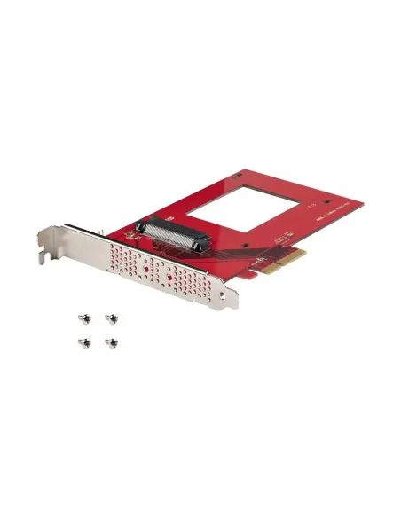 Tarjeta de puertos startech pex4sff8639u3 pcie 4.0 x4 adapter for 2.5 pulgadas u.3 nvme ssds