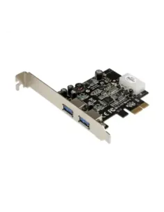 Tarjeta de puertos startech pci express 2 usb en 1
