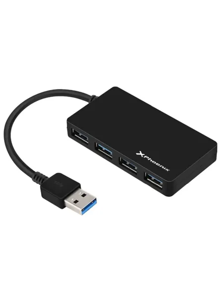 Hub phoenix usb 4 puertos usb 3.0 portatil