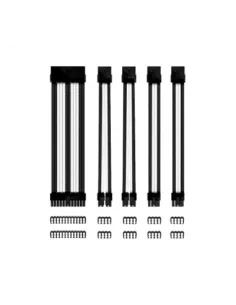 Kit de extension phoenix cables fuente de alimentacion 30cm 24 pines - 4 + 4 pines - 6 + 2 pines blanco y negro