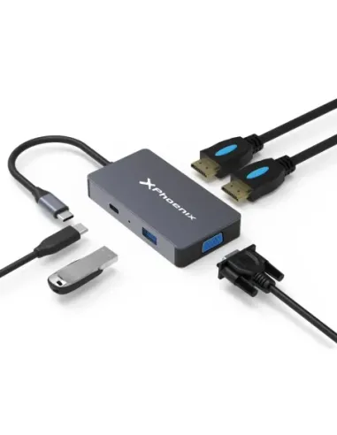 Docking hub usb tipo c 5 en 1