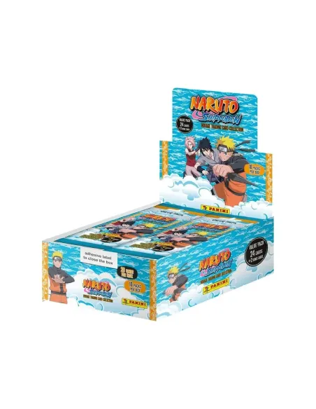 Juego de sobres expositor naruto shippuden hokage trading card collection value packs (10) edicion ingles