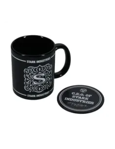 Taza + posavaso paladone stark industries