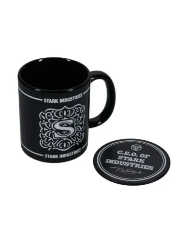 Taza + posavaso paladone stark industries