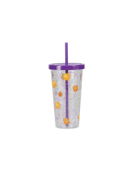 Vaso con pajita paladone wish