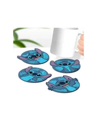 Pack de 4 posavasos disney stitch