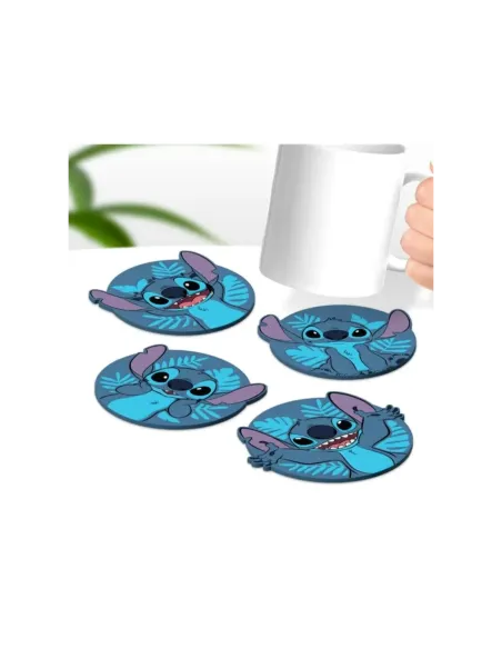 Pack de 4 posavasos disney stitch