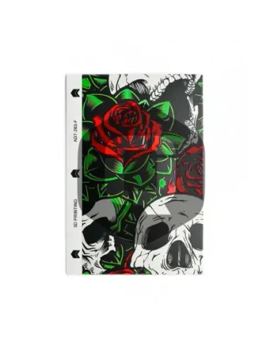 Lamina trasera de personalizacion qcharx calaveras 1