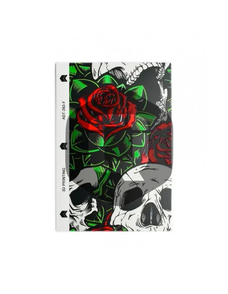 Lamina trasera de personalizacion qcharx calaveras 1