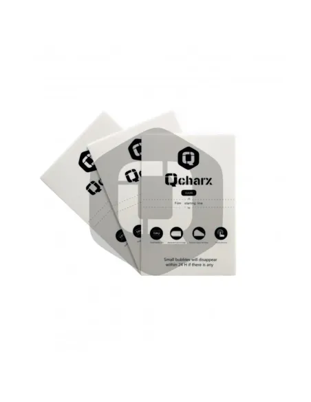 Laminas de proteccion frontales qcharx hidrogel hd qx1 10 unidades