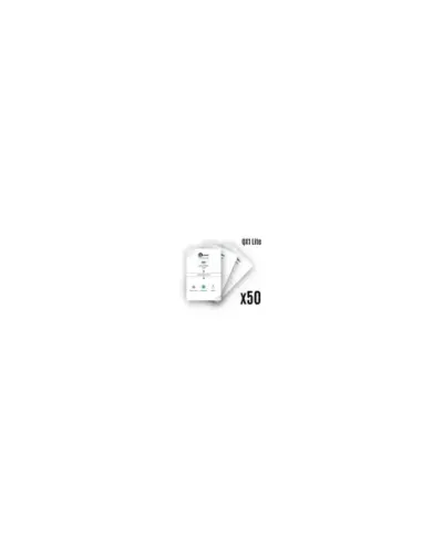 Laminas de proteccion frontales qcharx hidrogel hd qx1 lite 50 unidades