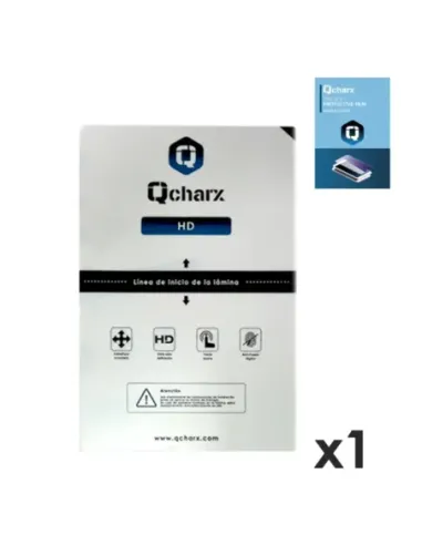 Laminas de proteccion frontales para tablet qcharx hidrogel hd  qx1 1 unidad